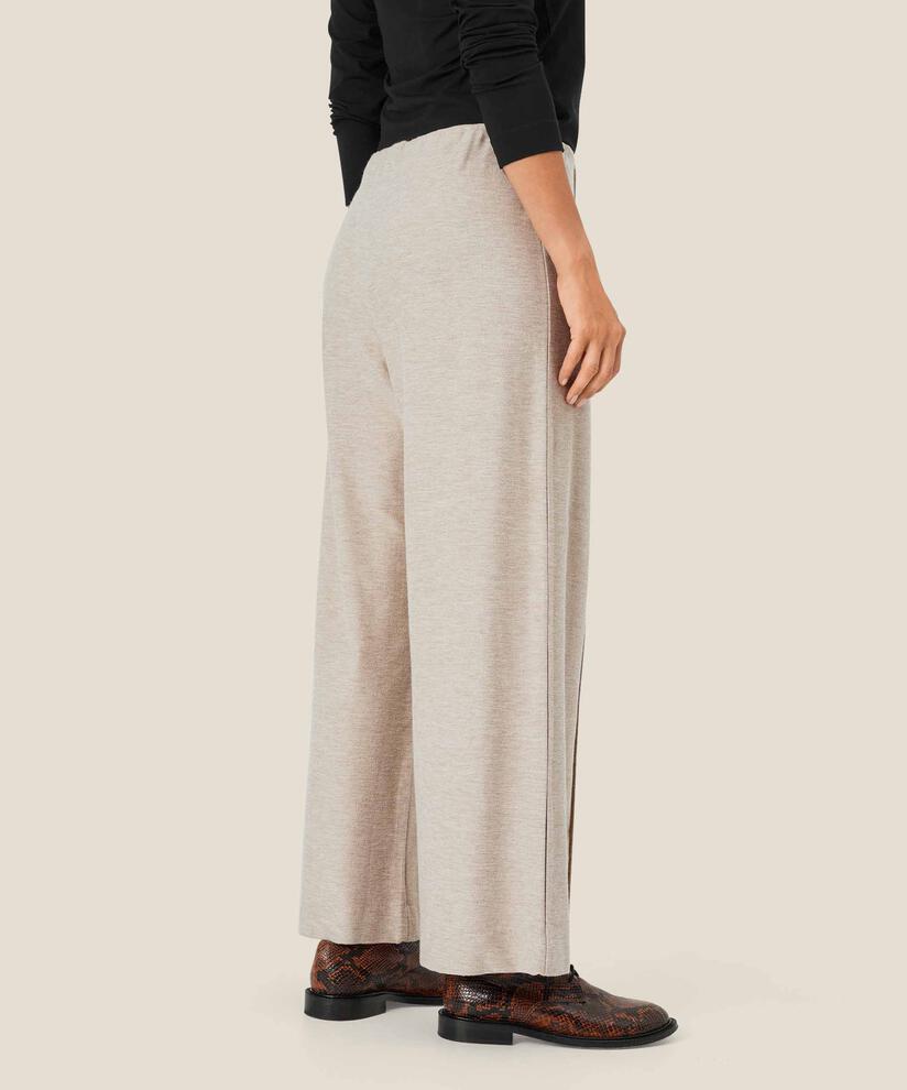 Pilvi JERSEY Trousers, Beige melange