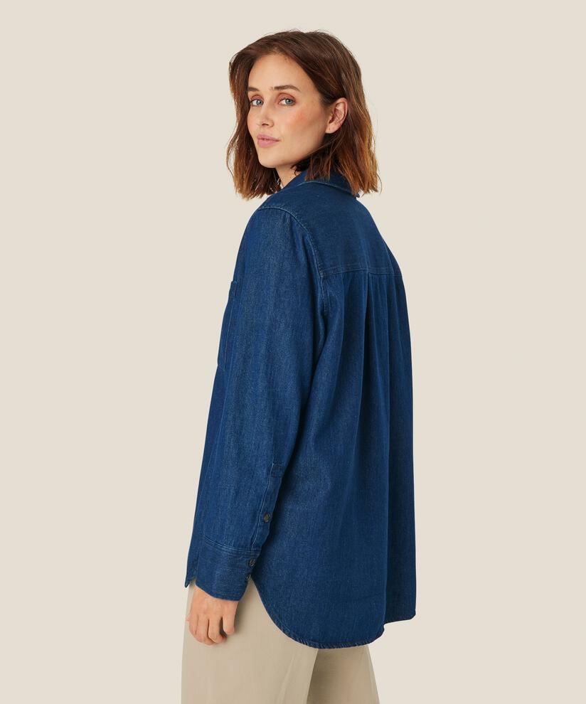 Indiba Shirt, Dark Denim