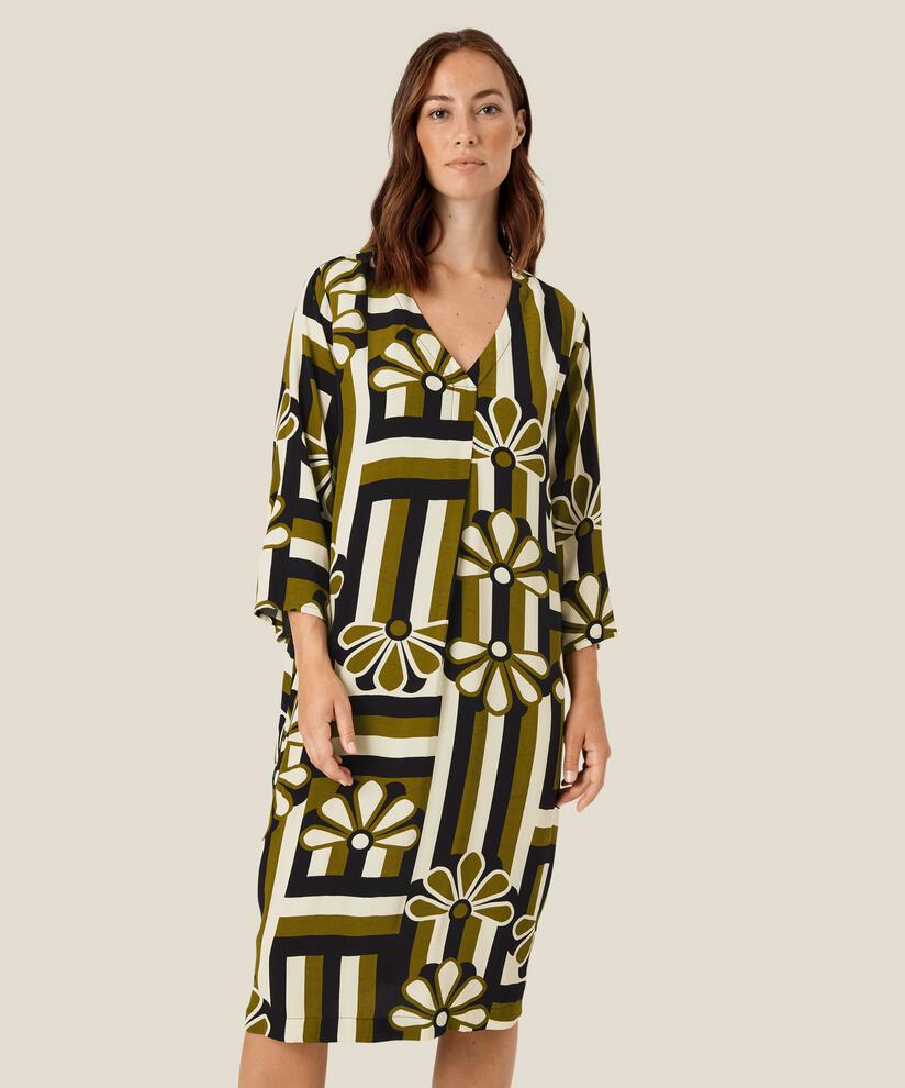 Nodetta Dress, Fir Green
