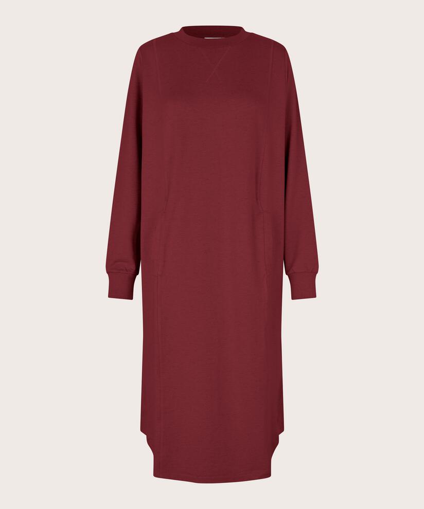 Nikoletta JERSEY Dress, Tawny Port