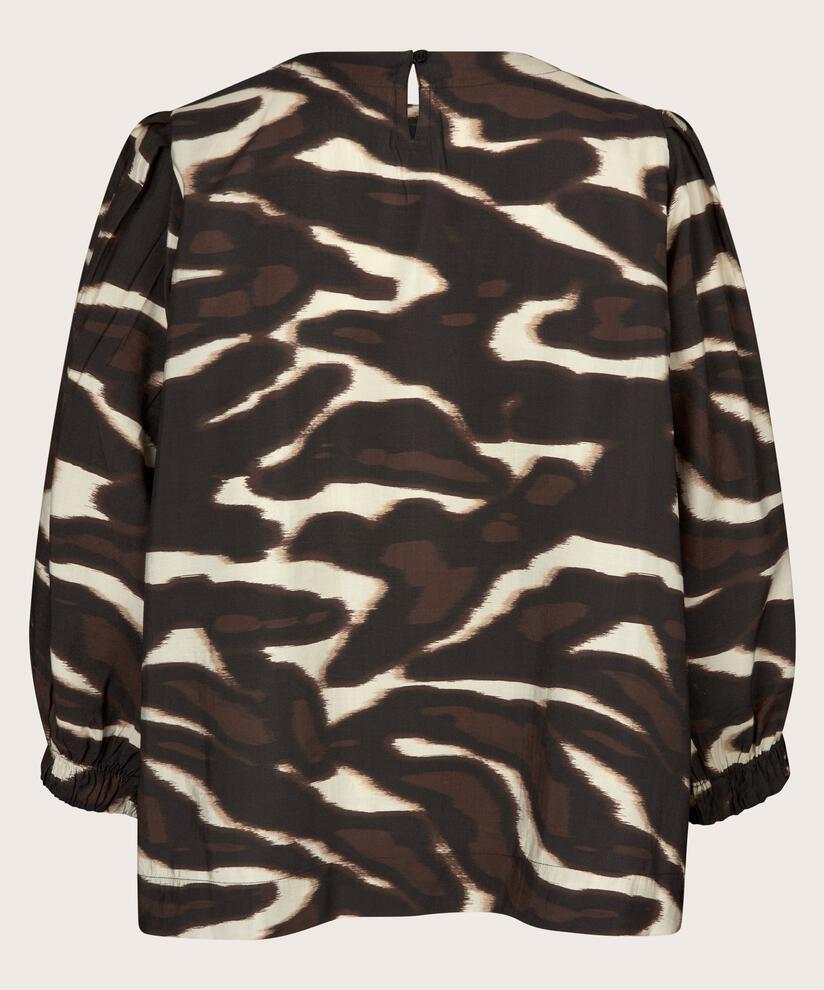 Brisa Blouse, Coffee Bean