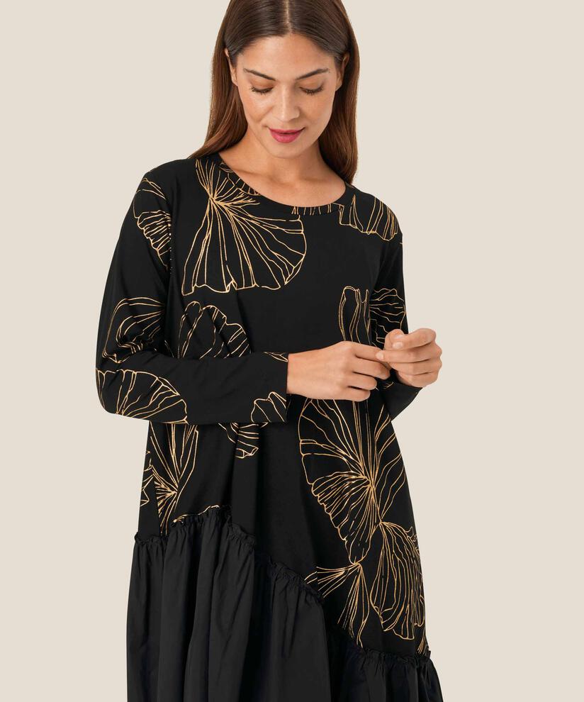 Nellina JERSEY Dress, Gold