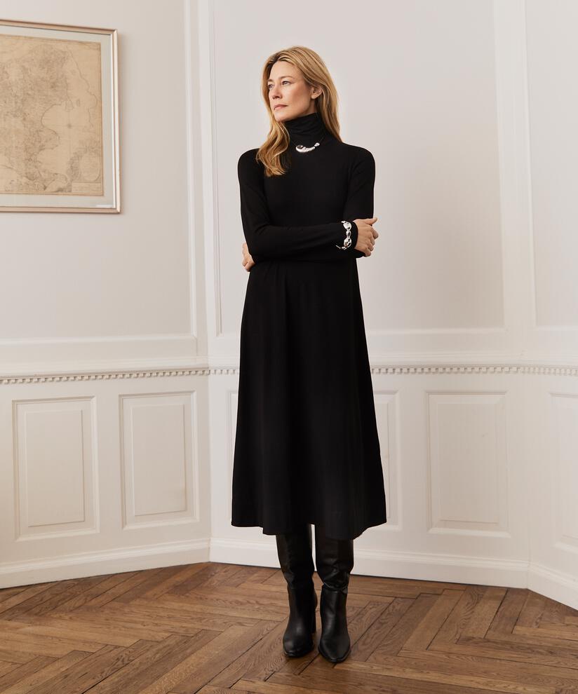 Nivessa JERSEY Dress, Black