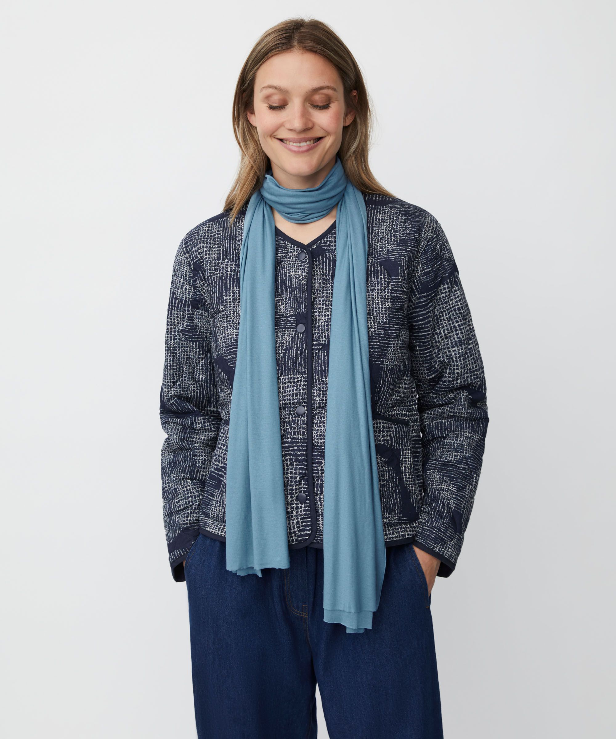 Amega JERSEY Scarf, Proven Blue