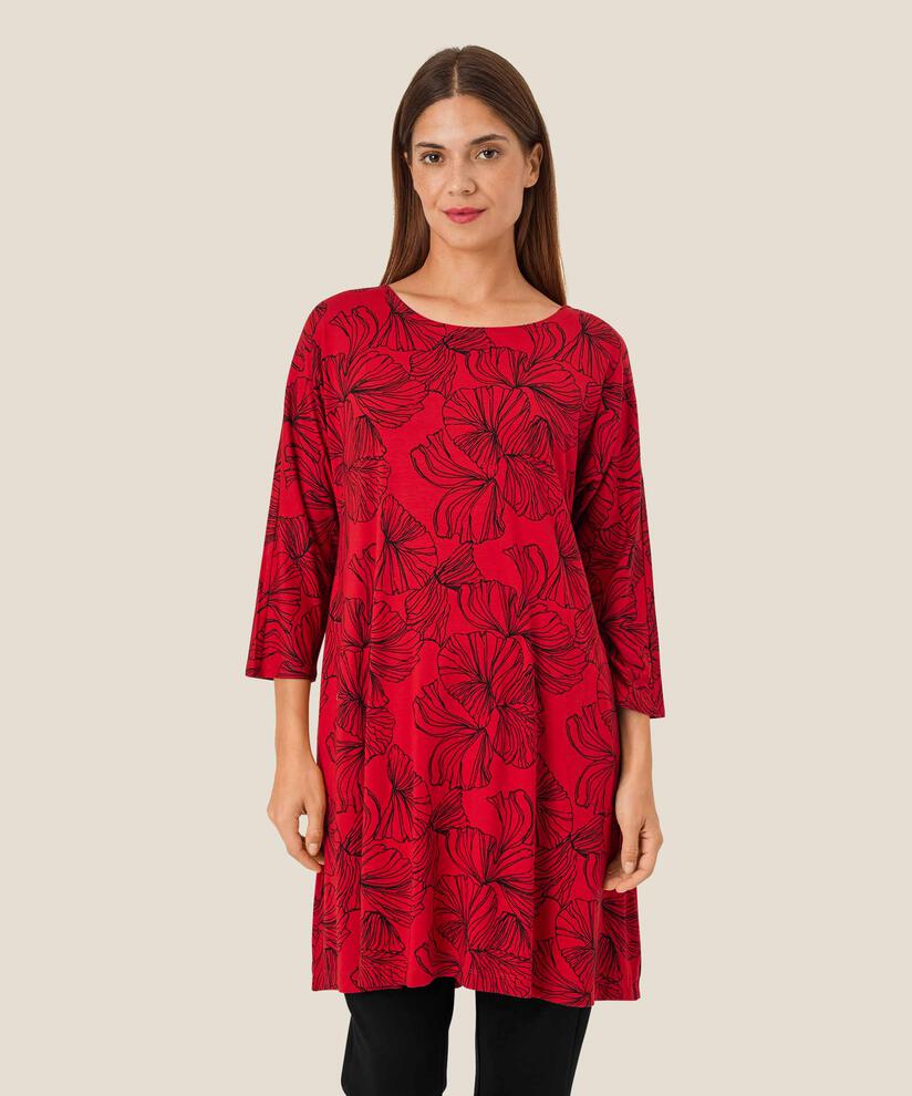Gertine JERSEY Tunic, Haute Red
