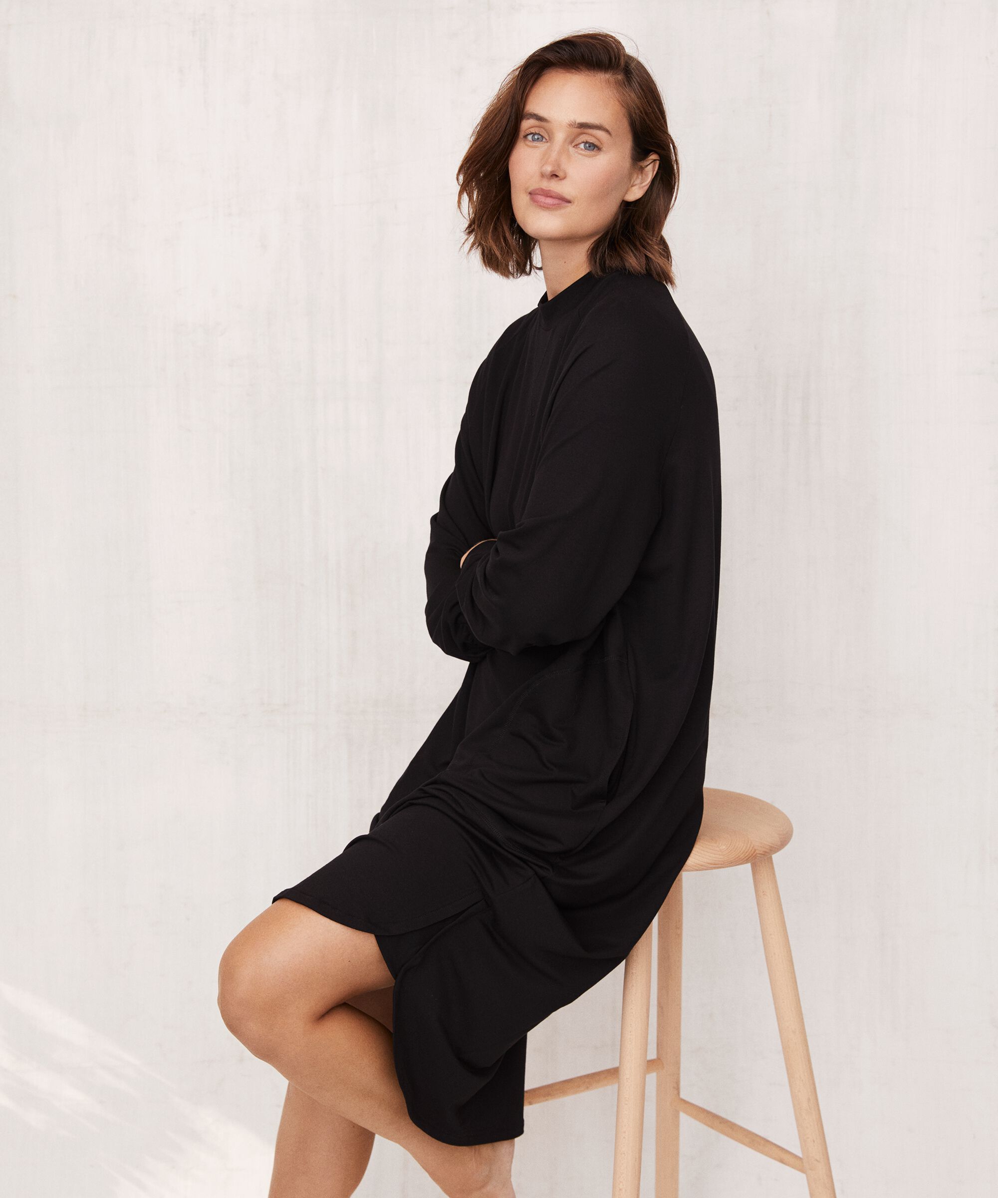 Ninen JERSEY Dress, Black