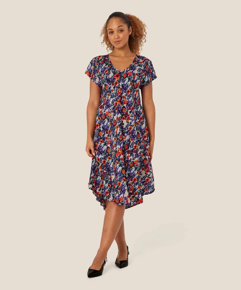 Nebili Dress, Meadow Violet