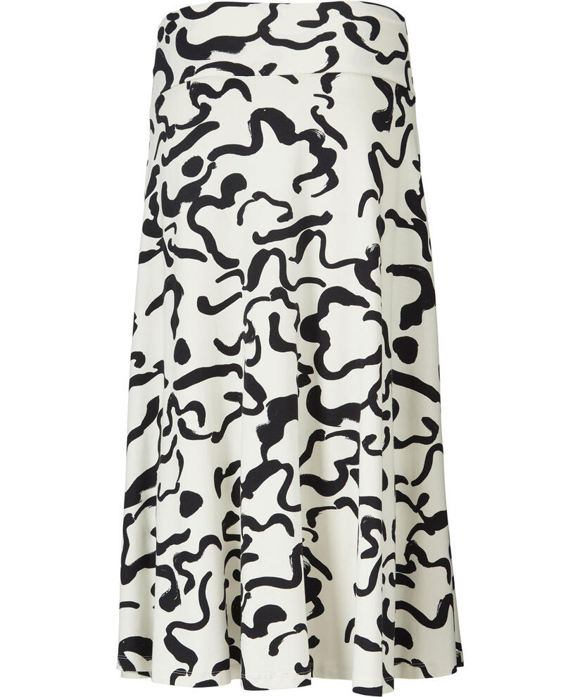SABRINA JERSEY SKIRT, Black