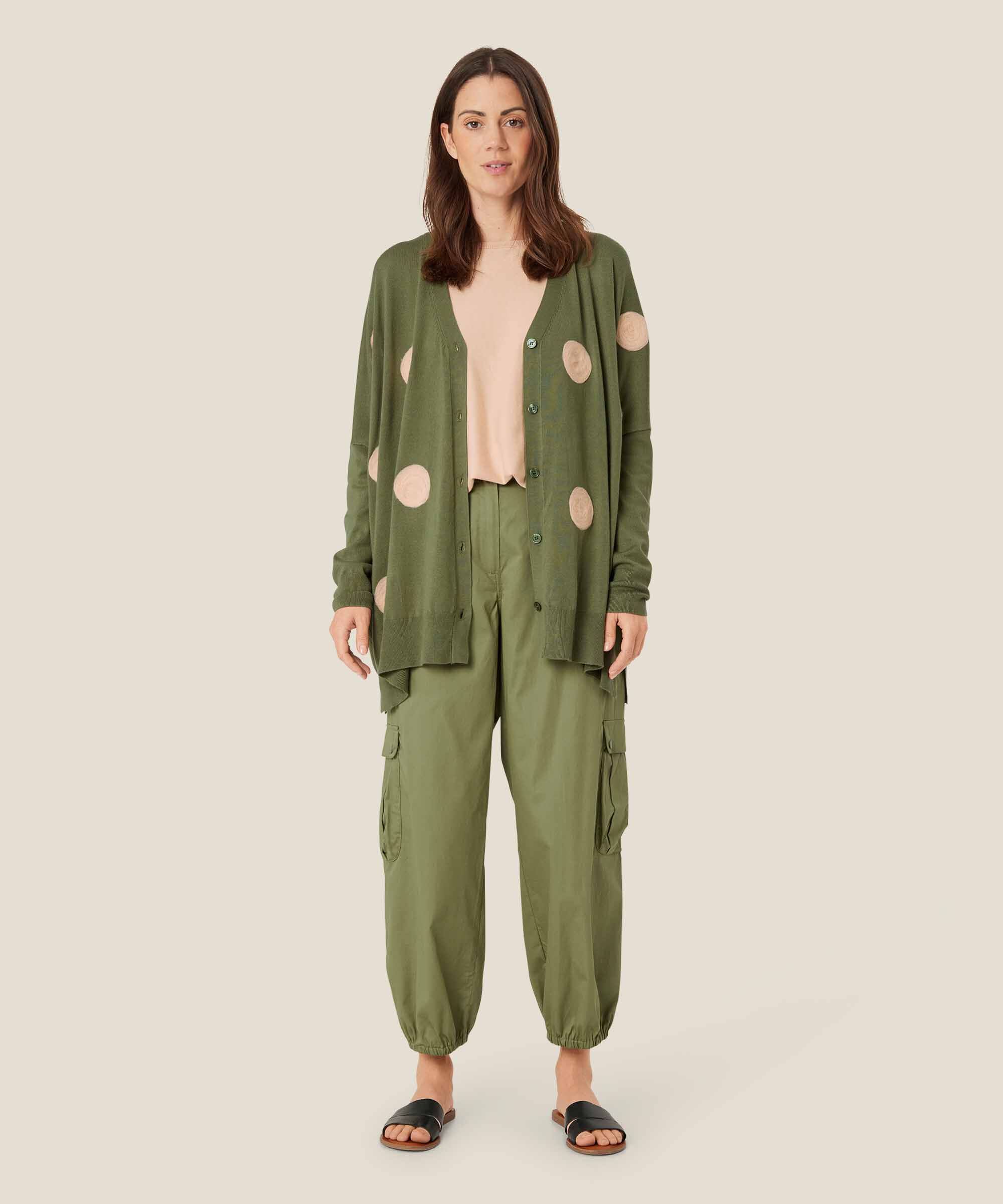 Lina Cardigan, Loden Green