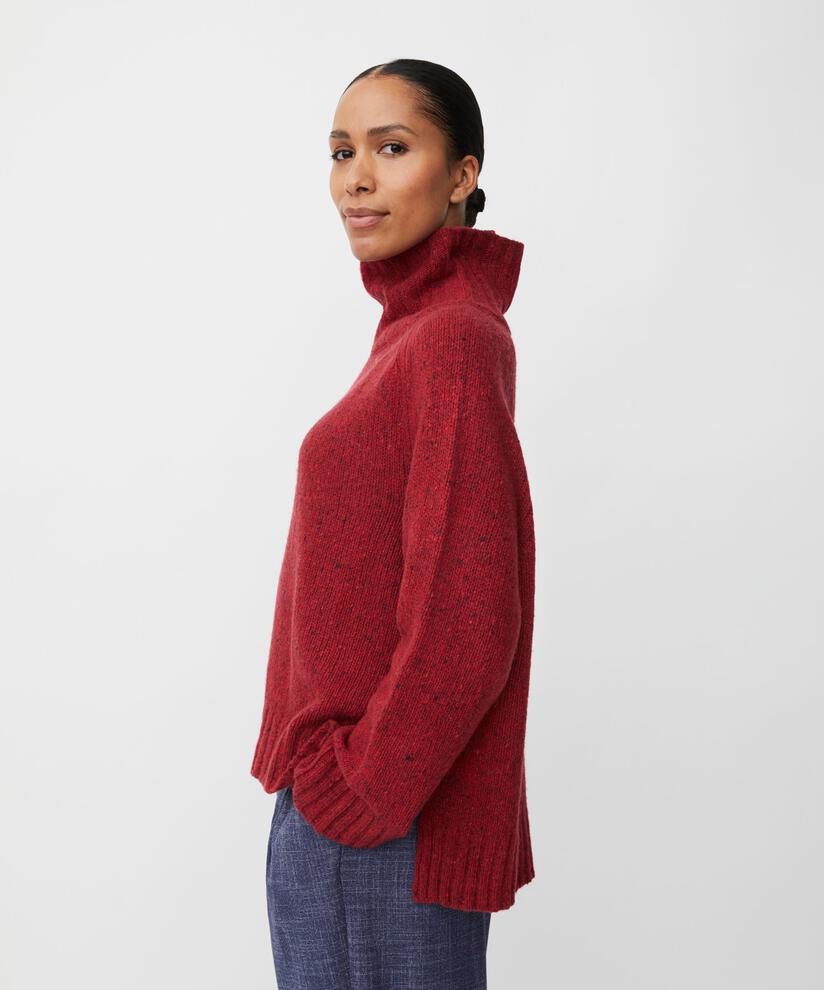 Fenoria Pullover, Red Dahlia