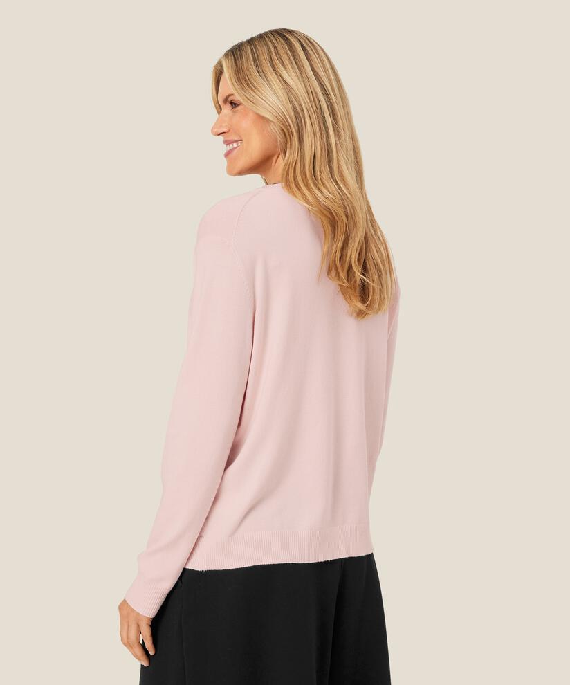 Leanna Cardigan, Mauve Chalk