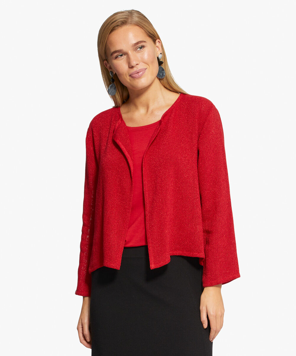 Julitta Jacket, Scarlet Sage