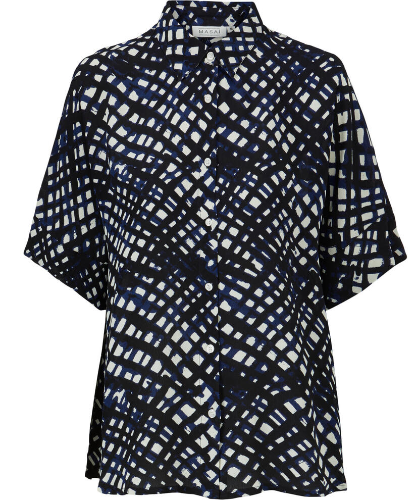 IASNA SHIRT, Medieval blue