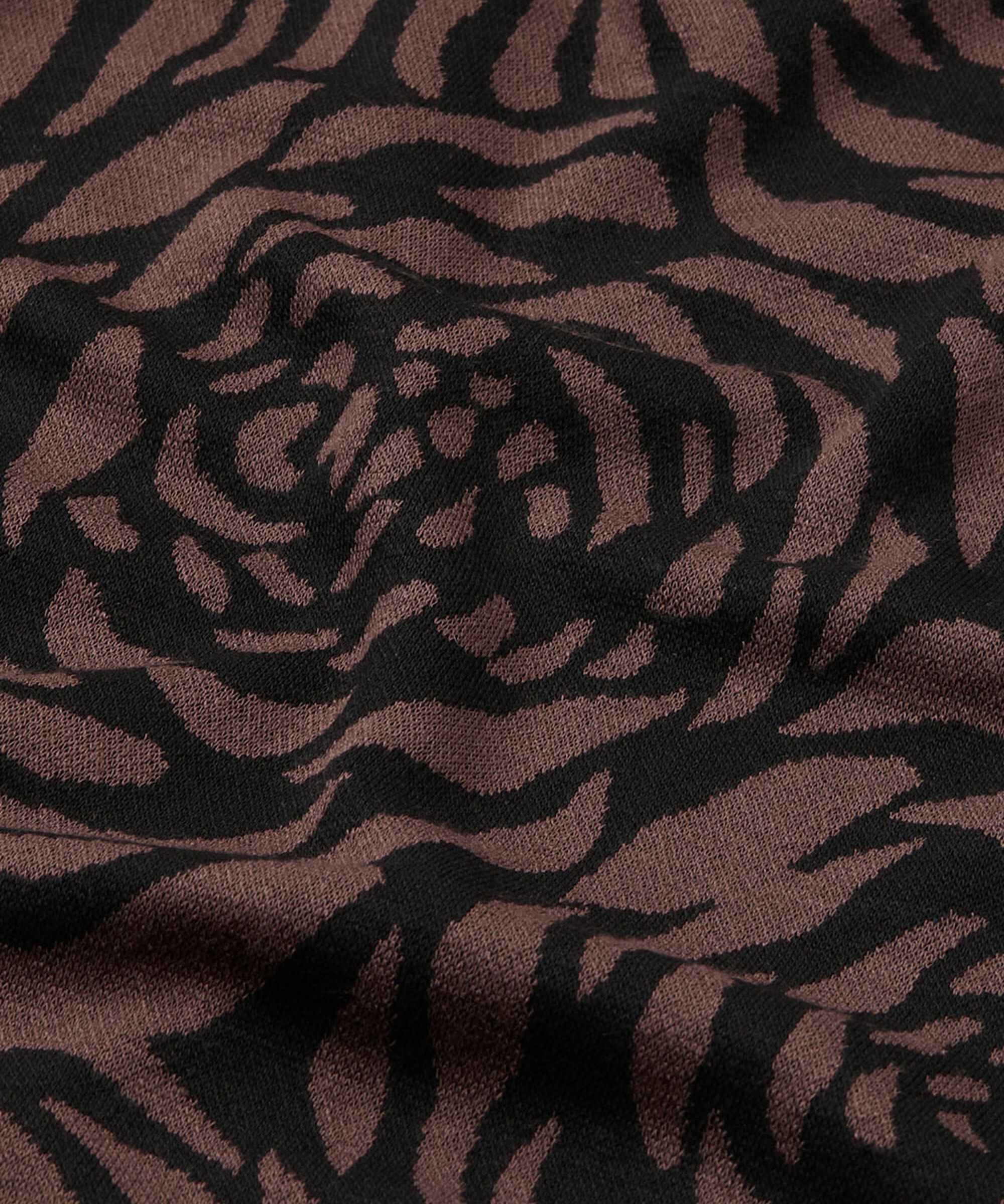 GRETHA JERSEY TUNIC, Chestnut