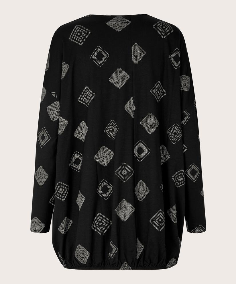 Baggy JERSEY Top, Black