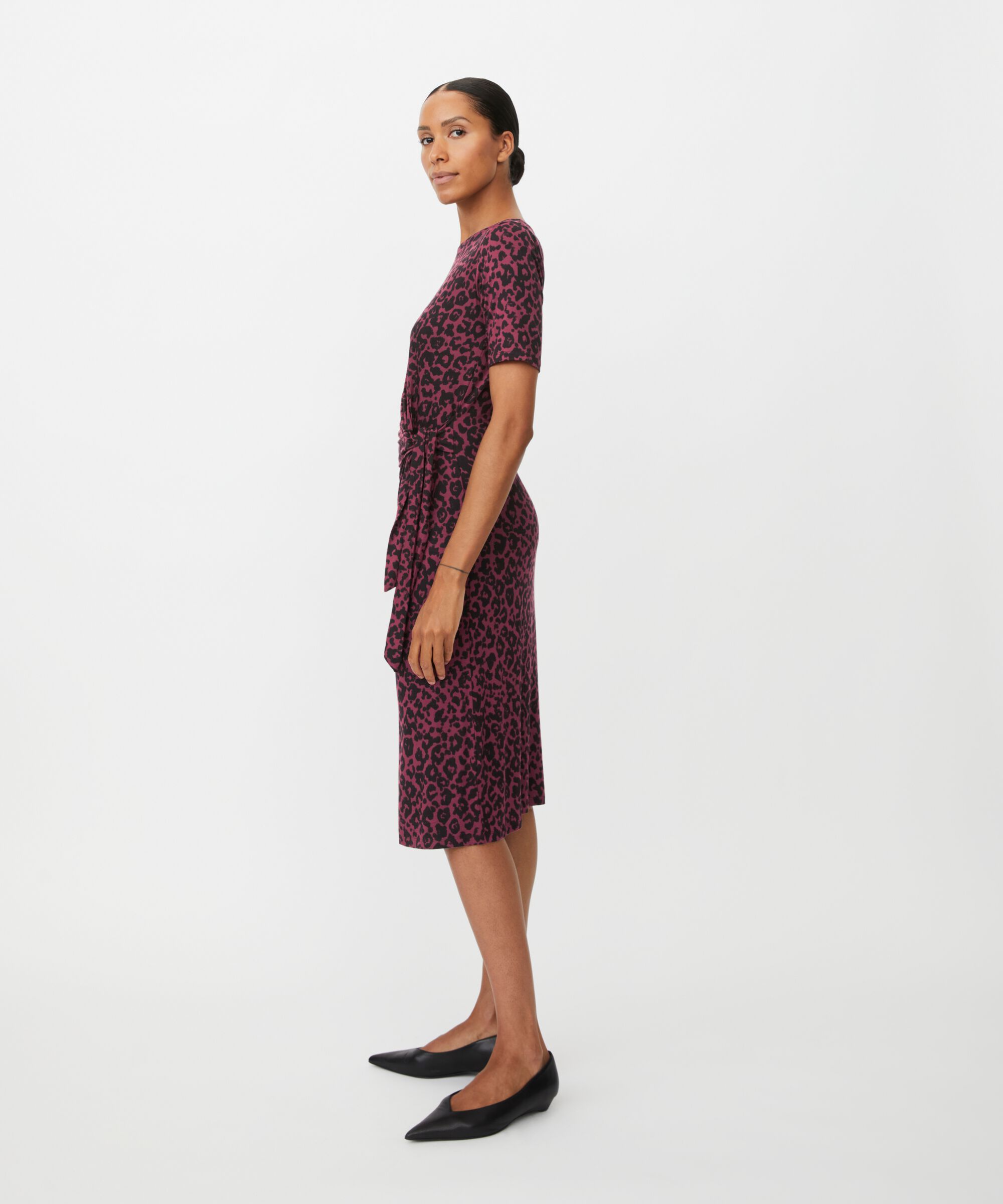 Nerisse JERSEY Dress, Tawny Port