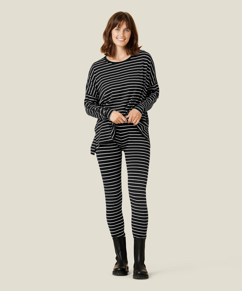 BRITTANI JERSEY TOP, Whitecap