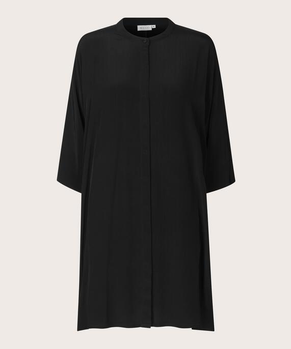 Iosetta Shirt Dress, Black