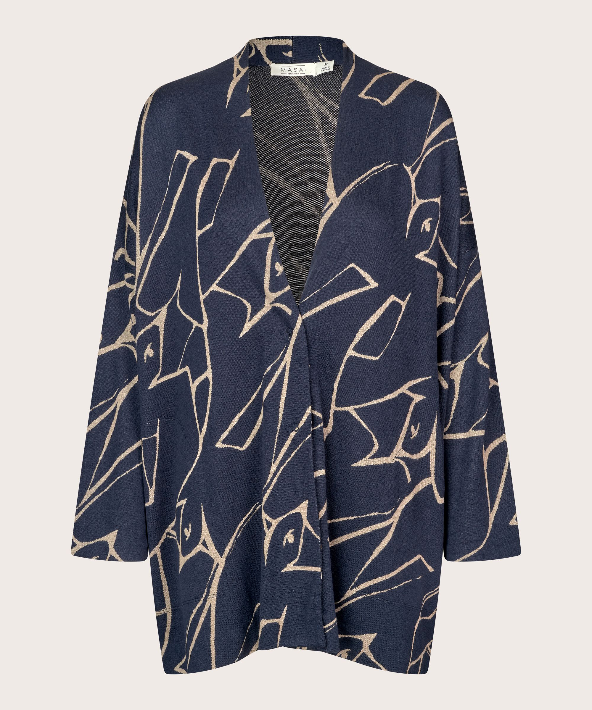 Ilkal JERSEY Cardigan, Navy Blazer