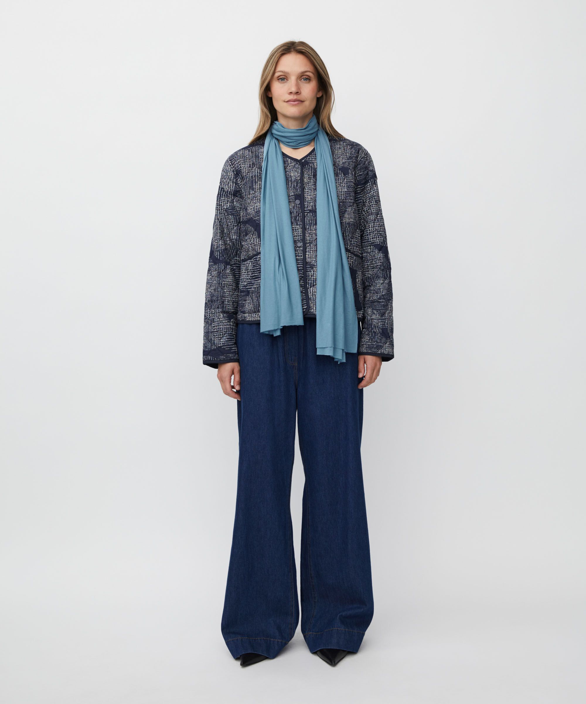 Amega JERSEY Scarf, Proven Blue
