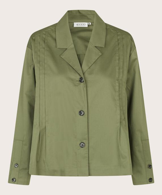 Icara Shirt Jacket, Loden Green