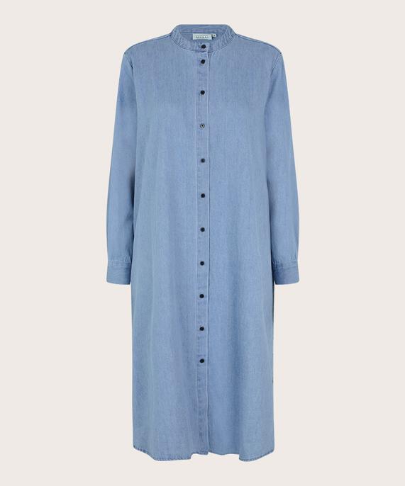 Naja Denim Shirt Dress, Light Denim