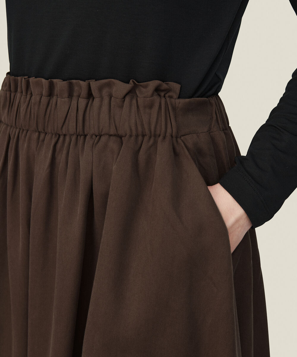 SAFRAN SKIRT, Chestnut