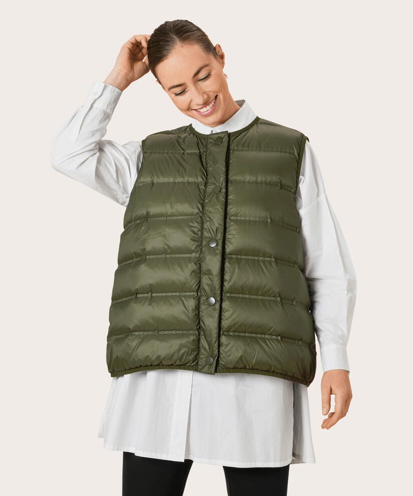 TUTTAN DOWN GILET, Olive Night