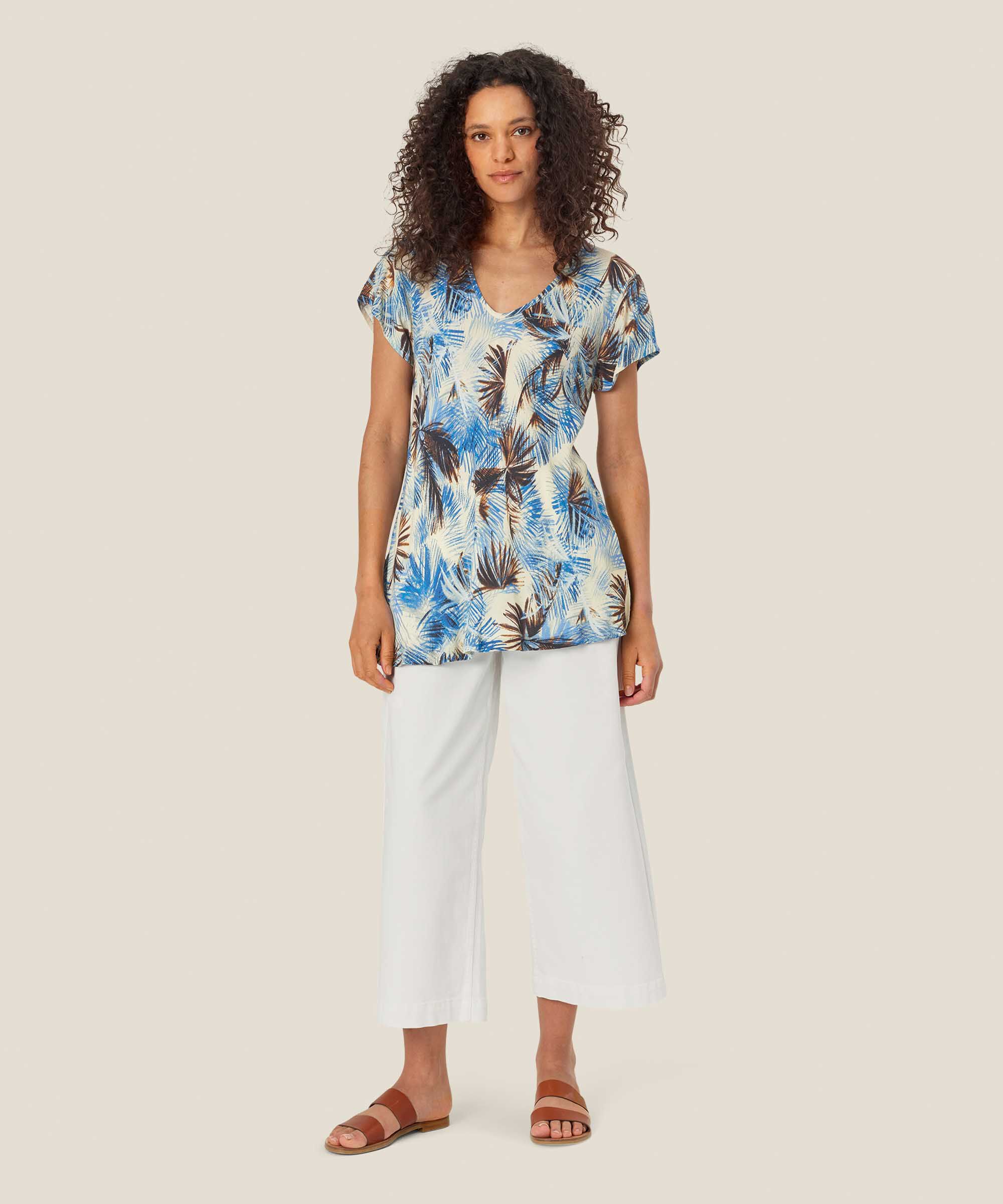 Kallo Blouse, Della Blue