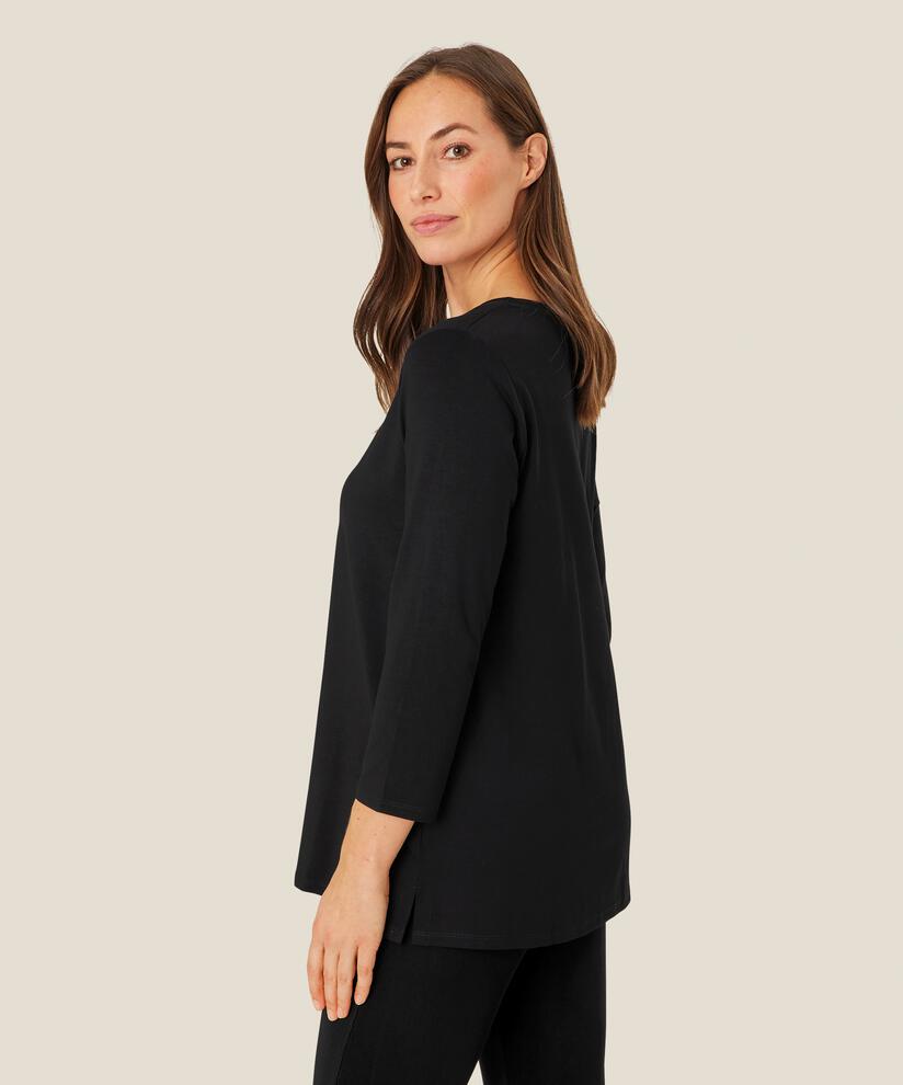Cecille JERSEY Top, Black