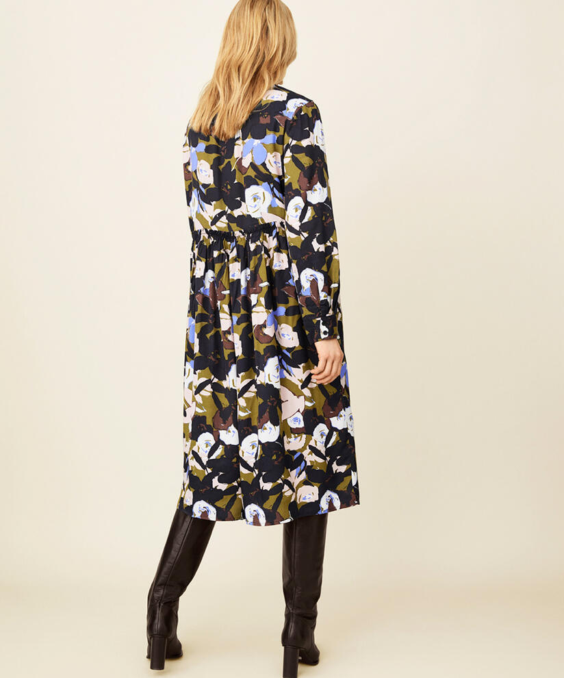 Najal Shirt Dress, Fir Green