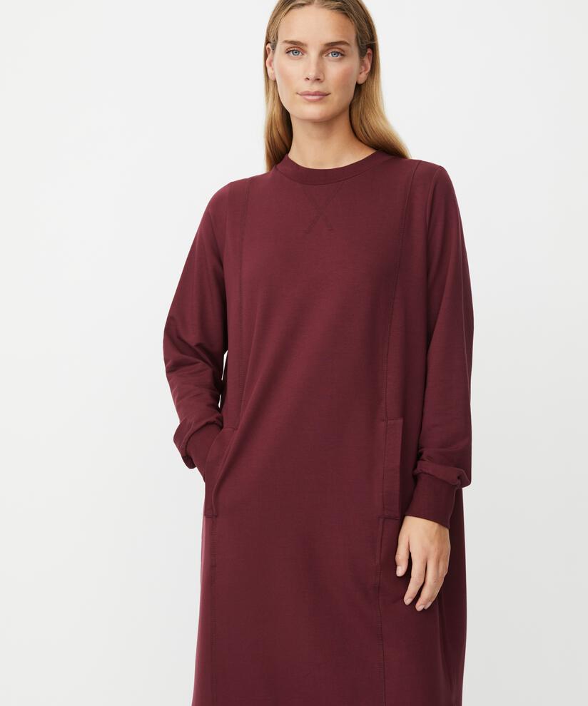 Nikoletta JERSEY Dress, Tawny Port