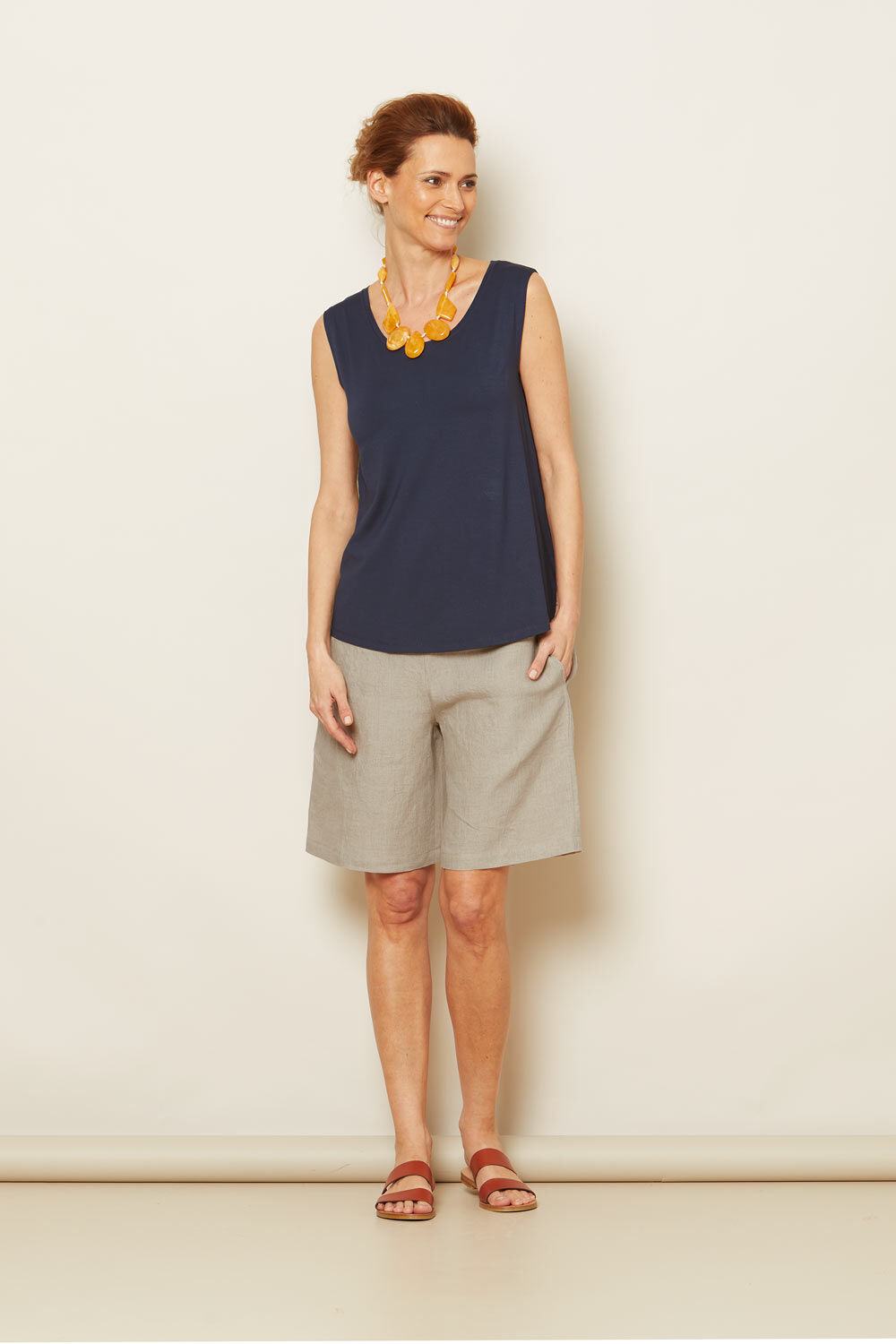 PINJA SHORTS, Natural