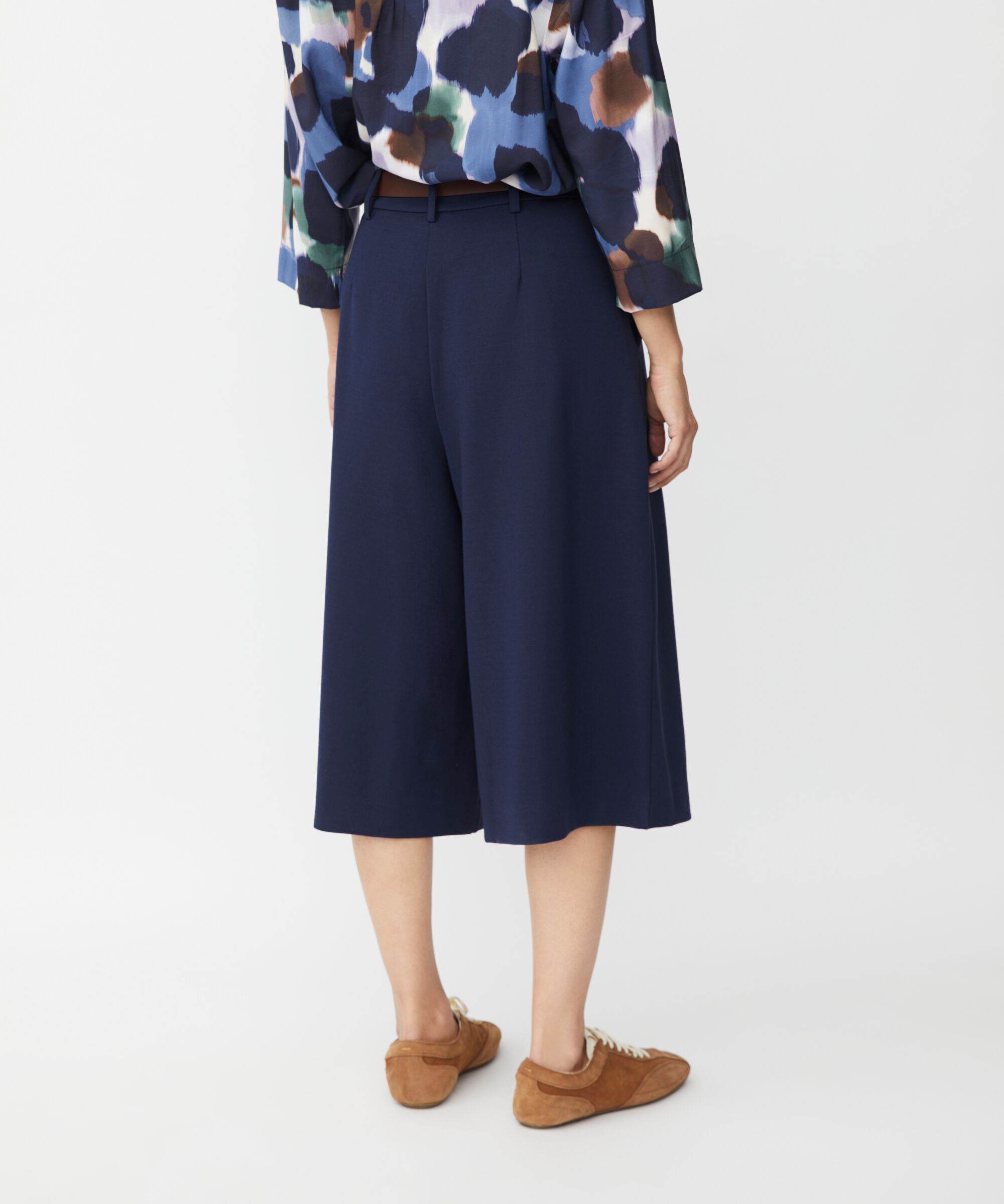 Parmona JERSEY Trousers, Navy Blazer