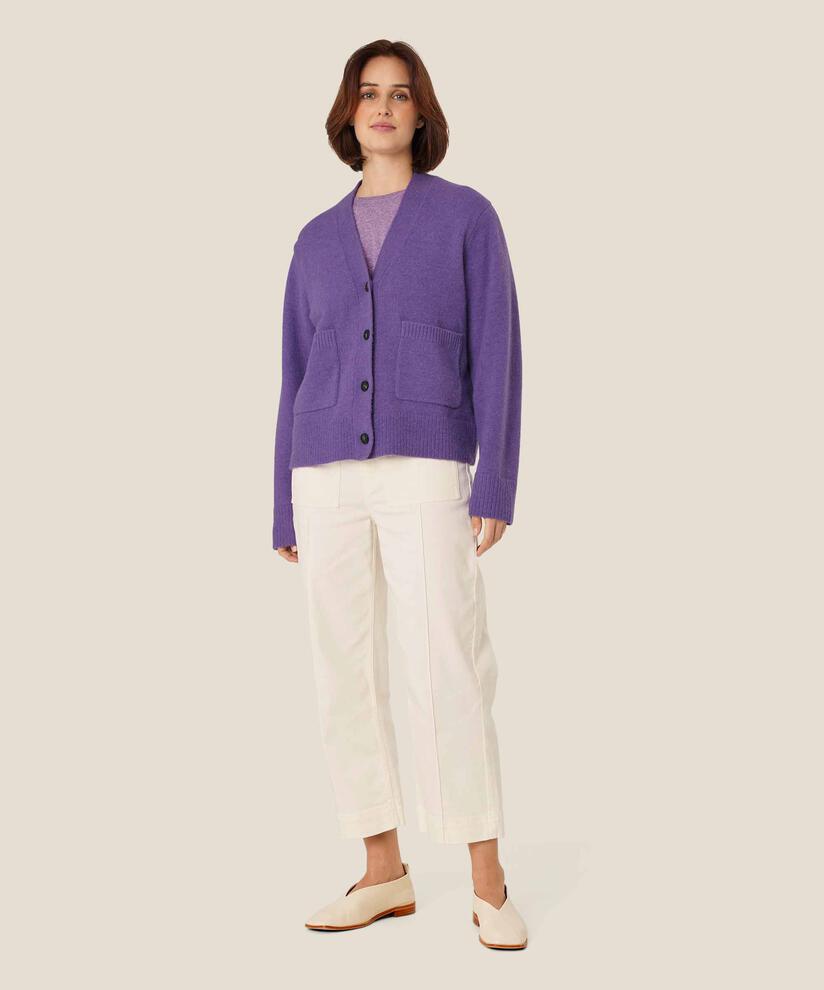 Lettie Cardigan, Meadow Violet