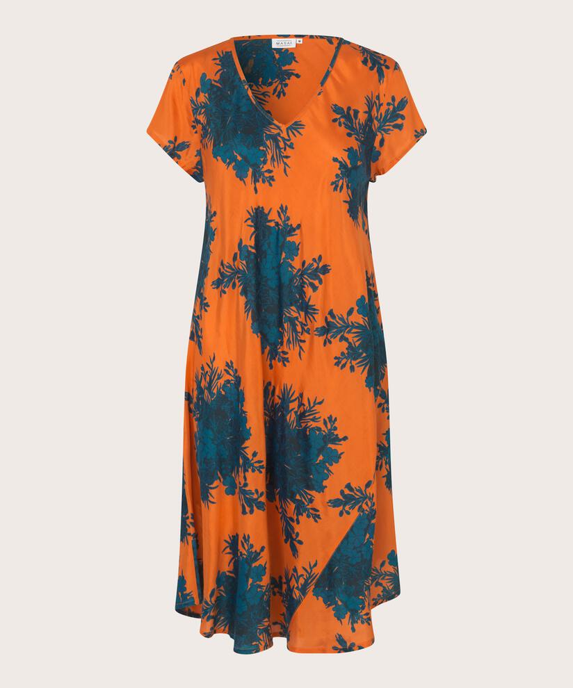 Nebili Dress, Russ Orange