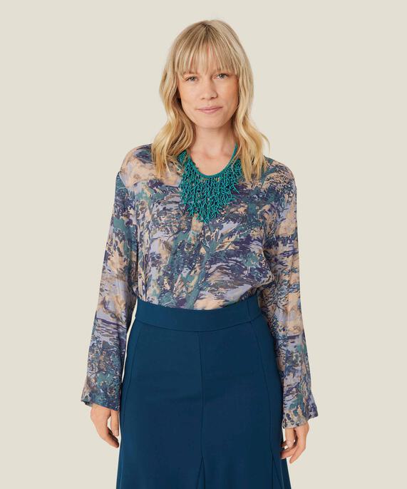 Revia Necklace, Teal