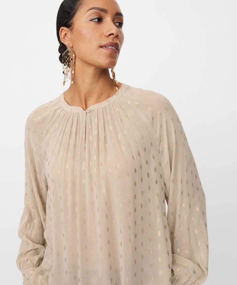 Dornessa Blouse, Oxford Tan