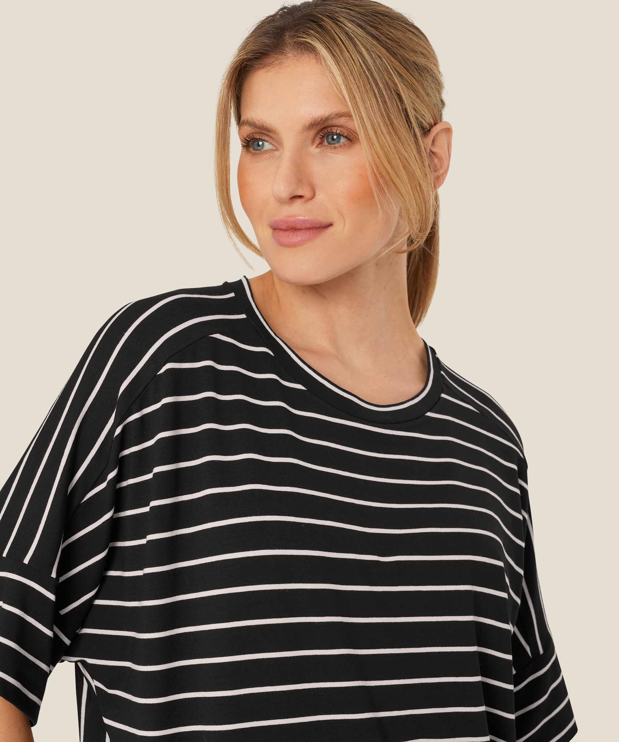 Birgitt JERSEY Top, Black