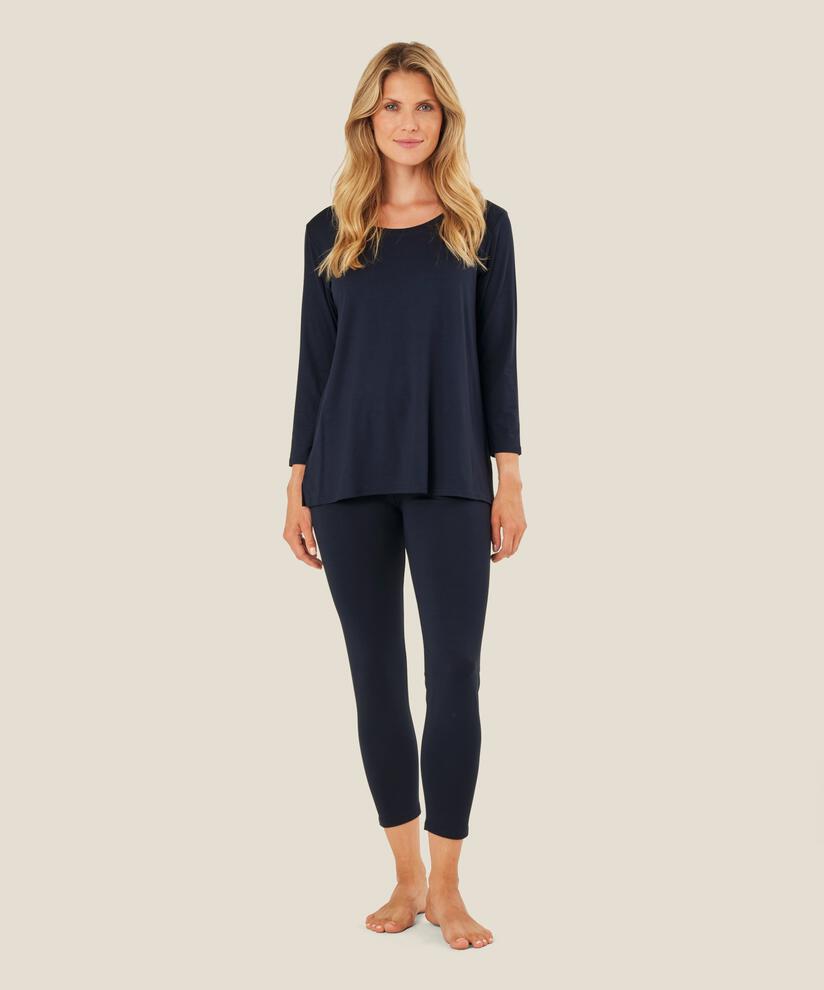 Pia JERSEY Leggings, Navy