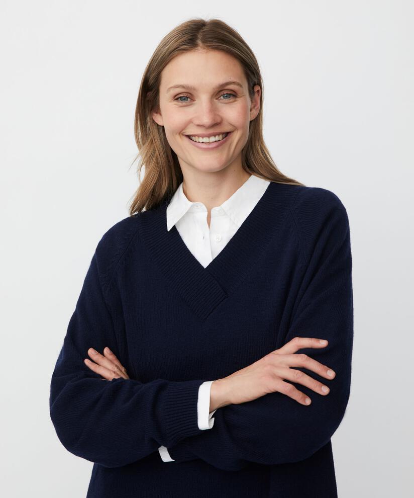 Fordane Pullover, Navy Blazer