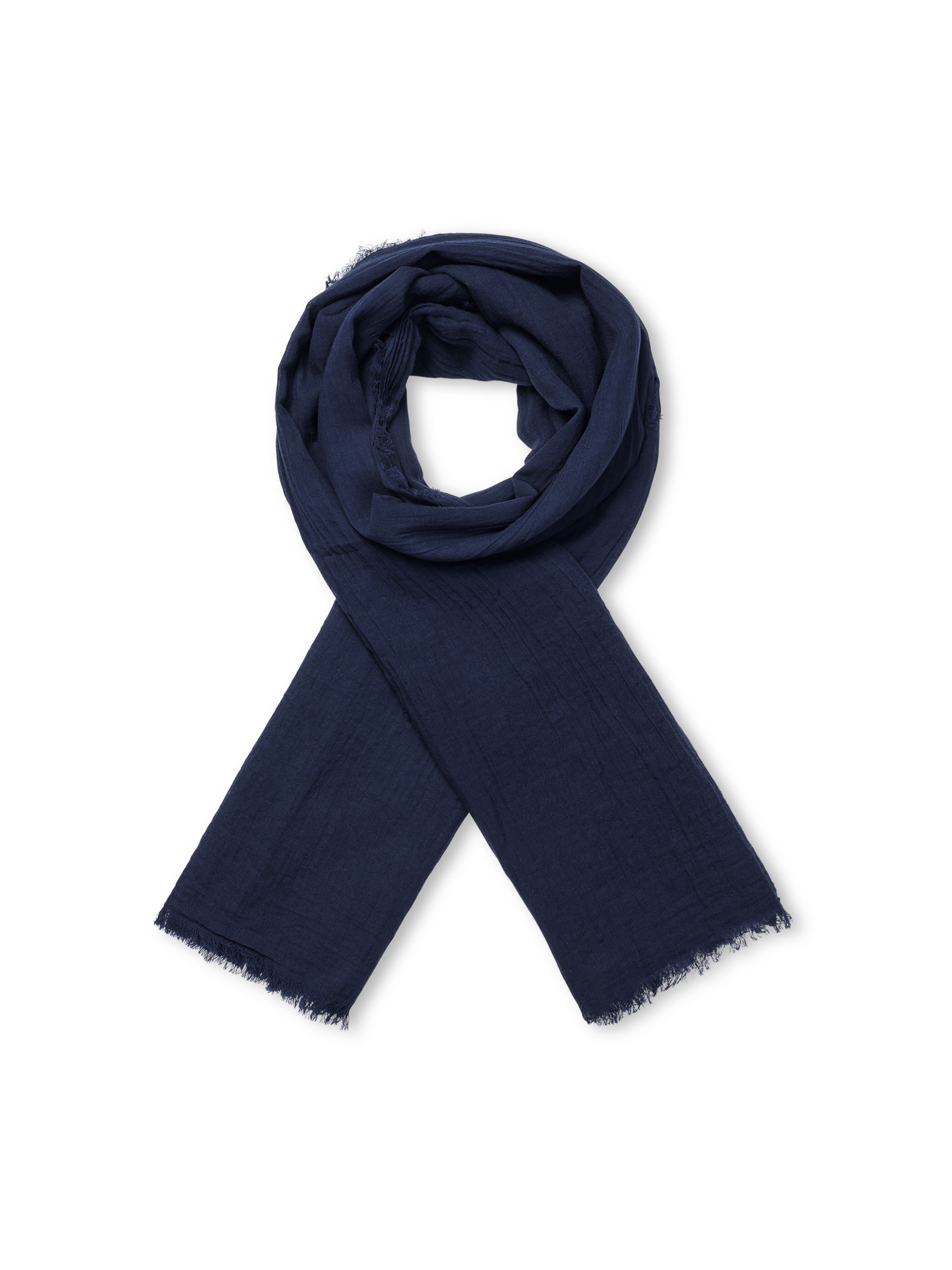 Ava Scarf, Navy Blazer