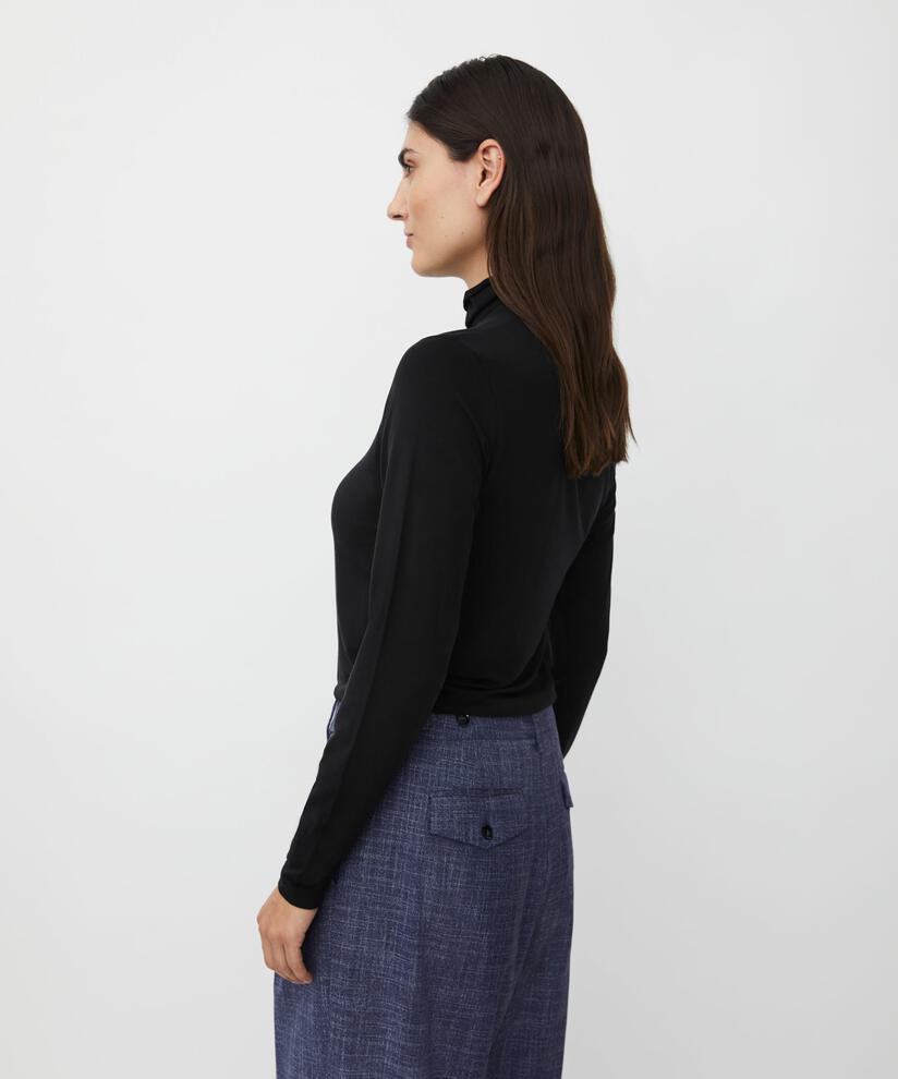 Brooklyn JERSEY Top, Black
