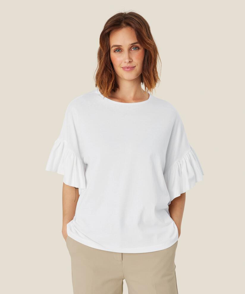 Dalit JERSEY Top, White