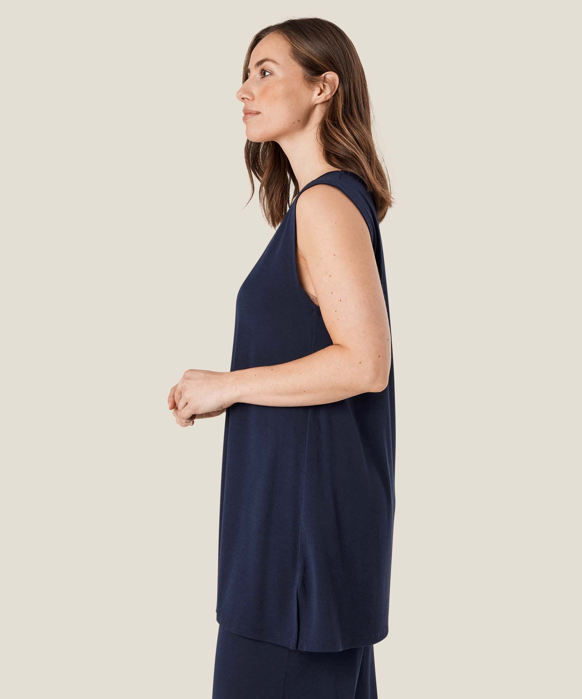 Elta JERSEY Top, Navy