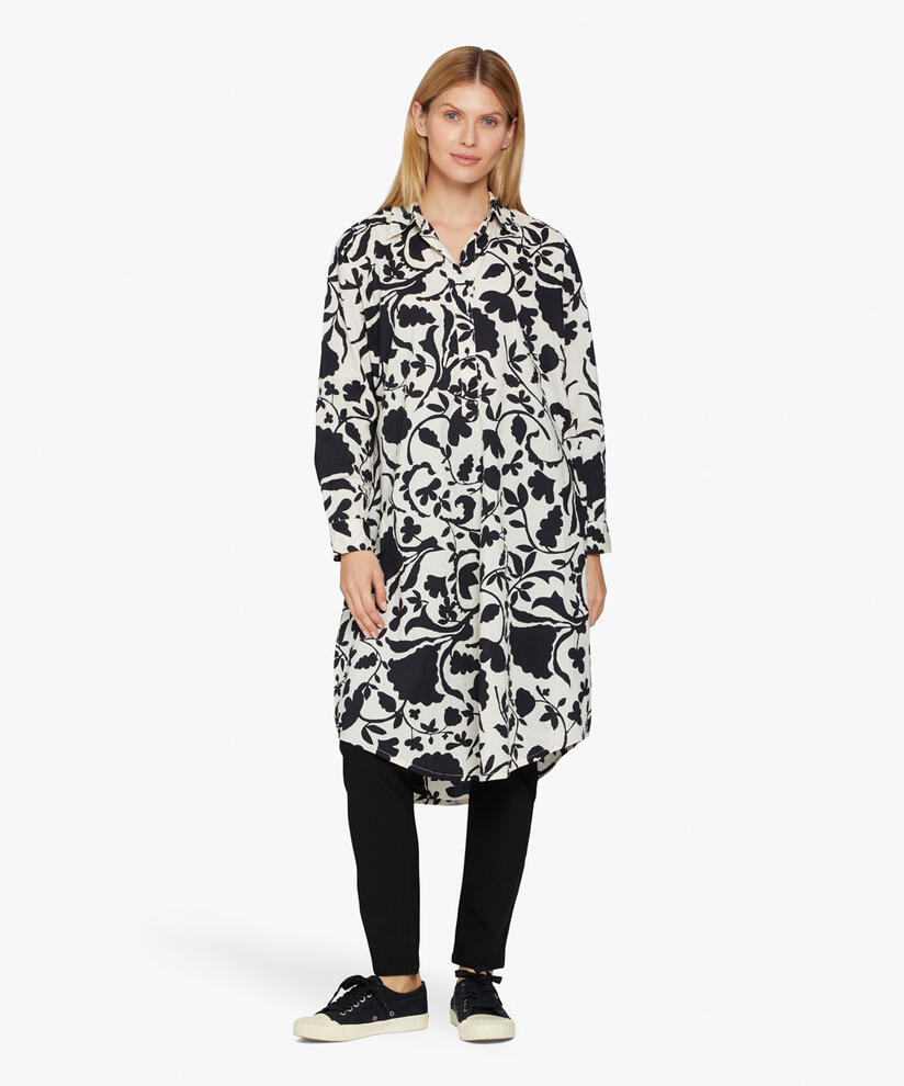 NEVA SHIRT DRESS, Whitecap