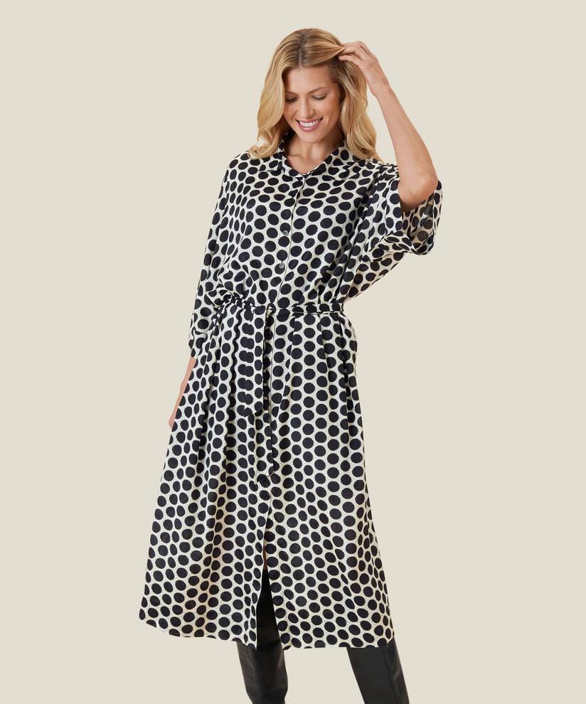 NYX SHIRT DRESS, Black