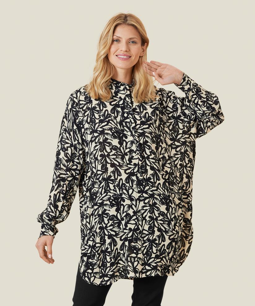 GINETTA TUNIC, Black