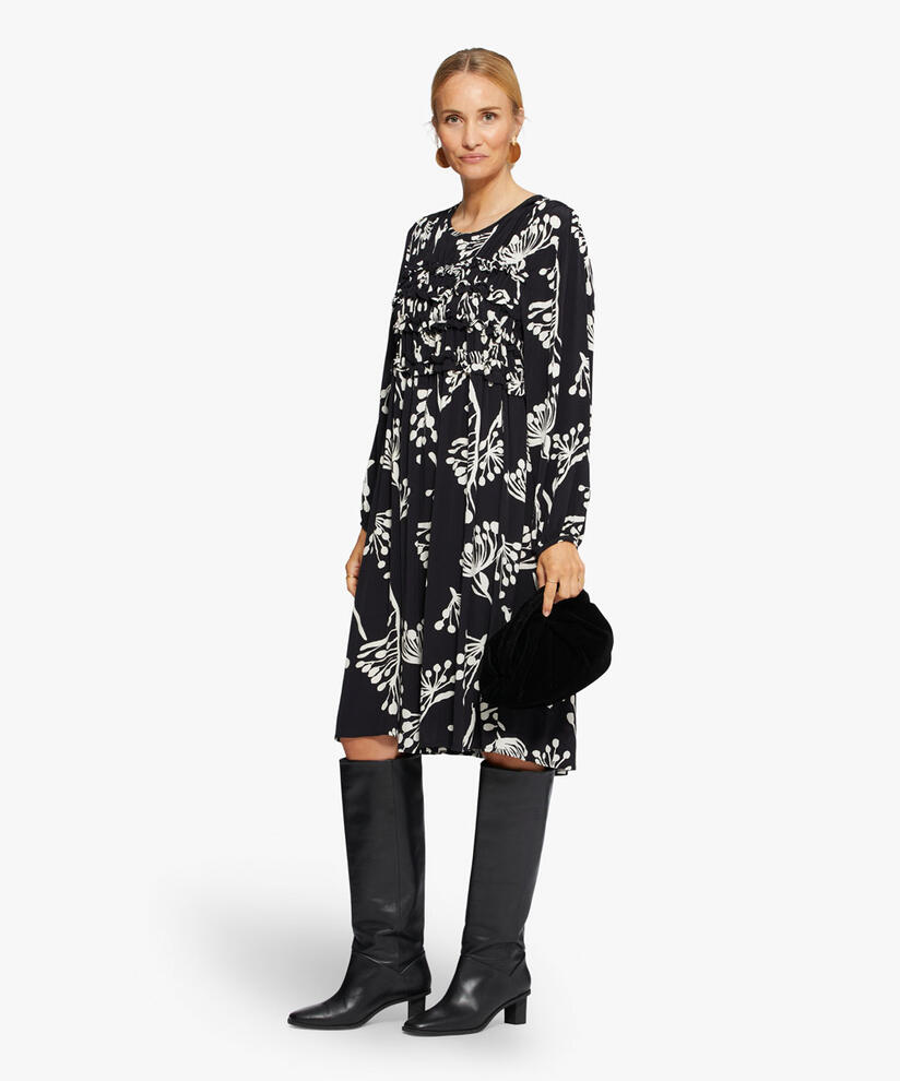 NITANA DRESS, Black