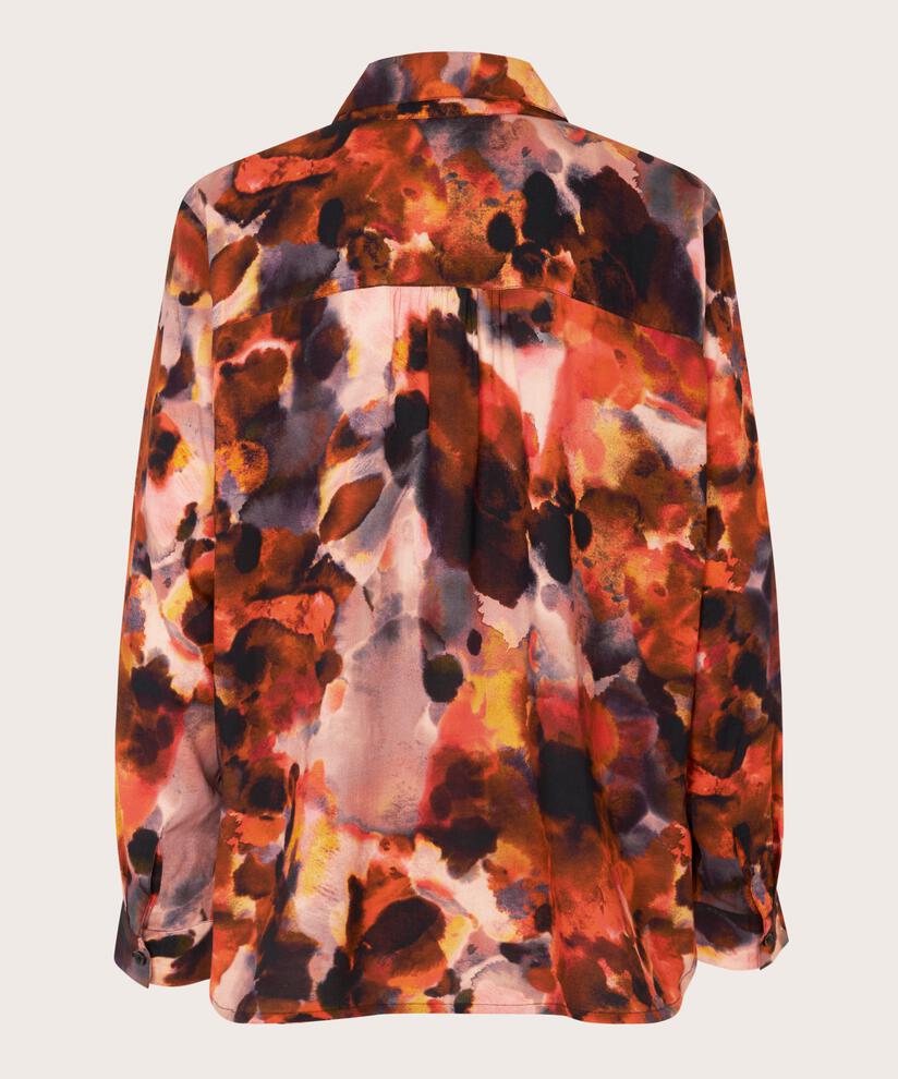 Isela Shirt, Spicy Orange